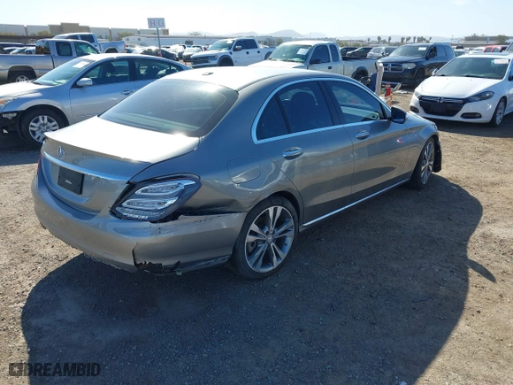 2015 Mercedes-Benz C-Class C 300 with VIN 55SWF4JB7FU049897, listed as a IAAI auction lot 41795671 with 137,194 mi miles. Bid and sale history available at carsss.com. Image 4.
