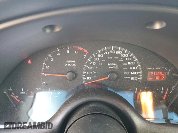2001 Chevrolet Camaro Z28 z VIN 2G1FP22G712124948, wystawiony jako Copart lot #76083164 z przebiegiem 21 108 mil mil oraz Szkoda całkowita • Salvage title. Historia ofert i sprzedaży dostępna na DreamBid. Obrazek 9.