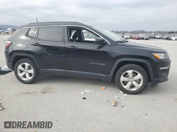 2018 Jeep Compass Latitude with VIN 3C4NJCBB3JT420682, listed as a Copart auction lot 43752585 with 66,360 mi miles and Salvage title. Bid and sale history available at DreamBid. Image 4.