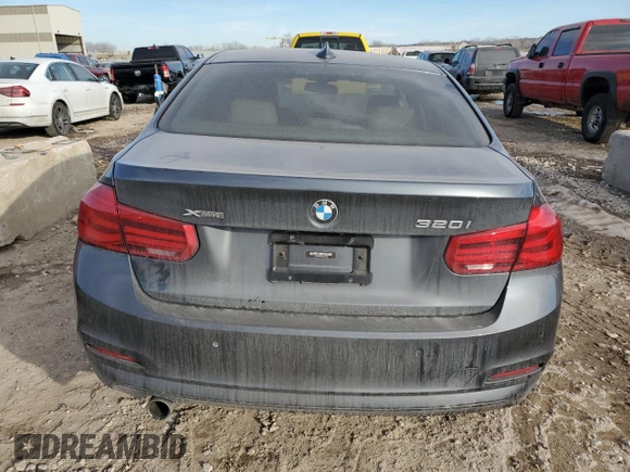2016 BMW 3 Series 320i xDrive with VIN WBA8A3C54GK690792, listed as a Copart auction lot 42239415 with 26,836 mi miles and Salvage Title. Bid and sale history available at DreamBid. Image 6.