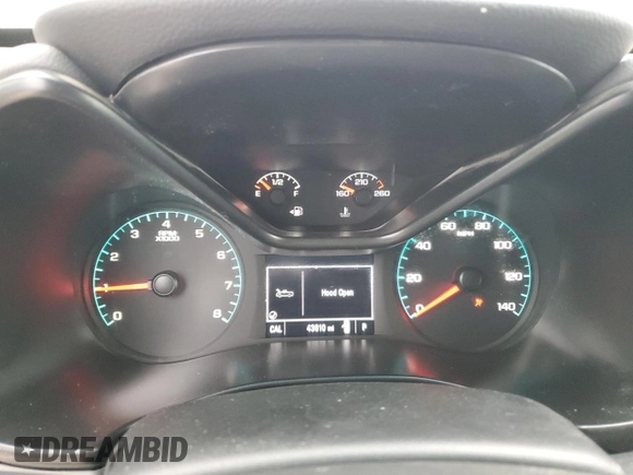 2022 Chevrolet Colorado 2WD Work Truck with VIN 1GCGSBEN9N1150506, listed as a Copart auction lot 46580195 with 43,610 mi miles and Salvage title. Bid and sale history available at DreamBid. Image 9.