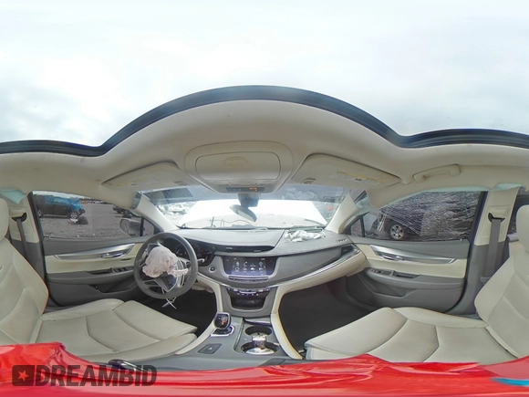 2017 Cadillac XT5 Luxury FWD with VIN 1GYKNBRS7HZ263985, listed as a Copart auction lot 50231215 with 28,542 mi miles and Salvage Title. Bid and sale history available at DreamBid. Image 14.