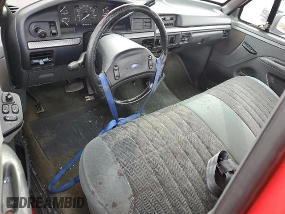 1993 Ford F-150 with VIN 1FTEX14N1PKA90772, listed as a Copart auction lot 75896734 with 0 mi miles and Salvage Title. Bid and sale history available at carsss.com. Image 8.