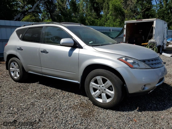 2007 Nissan Murano SL with VIN JN8AZ08T27W502822, listed as a Copart auction lot 52360265 with 133,853 mi miles and Clean Title. Bid and sale history available at carsss.com. Image 4.