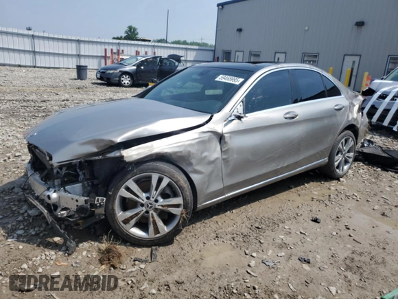 2019 Mercedes-Benz C 300 with VIN 55SWF8EB2KU285188, listed as a Copart auction lot 59468995 with Not provided miles and Non repairable. Bid and sale history available at DreamBid. Image 1.