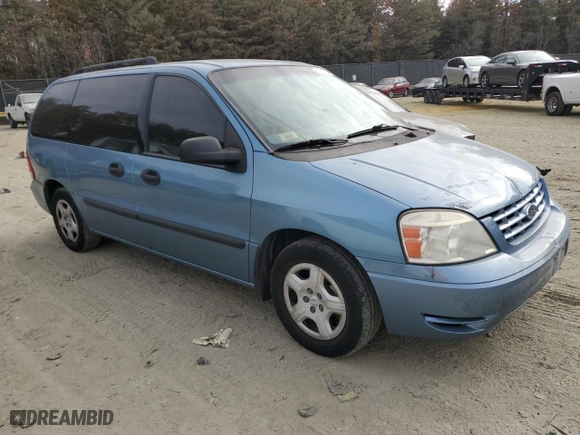 2007 Ford Freestar Wagon SE with VIN 2FMZA51637BA00681, listed as a Copart auction lot 77799024 with 0 mi miles and Salvage Title. Bid and sale history available at carsss.com. Image 4.