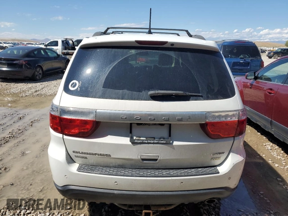 2013 Dodge Durango Crew with VIN 1C4RDJDG9DC700757, listed as a Copart auction lot 57989045 with 204,907 mi miles and Clean title. Bid and sale history available at DreamBid. Image 6.