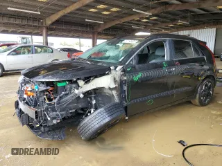 2023 Kia Niro EV Wind with VIN KNDCR3L11P5027357, listed as a Copart auction lot 49621315 with 47,471 mi miles and Clean Title. Bid and sale history available at carsss.com. Image 1.