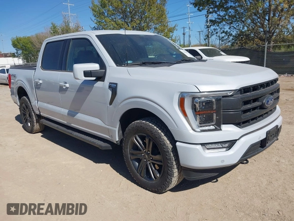 2022 Ford F-150 XL with VIN 1FTFW1E89NKD24668, listed as a IAAI auction lot 41848855 with 73,590 mi miles. Bid and sale history available at carsss.com. Image 1.