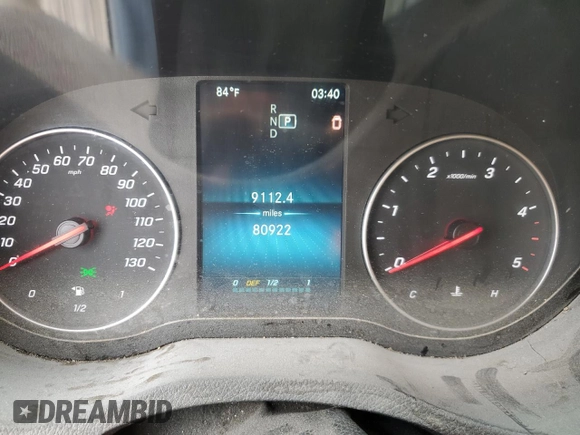 2021 Mercedes-Benz Sprinter Cargo with VIN W1Y4ECHY4MT059485, listed as a Copart auction lot 46794594 with 80,922 mi miles and . Bid and sale history available at carsss.com. Image 9.