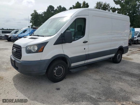 2016 Ford Transit Cargo Van with VIN 1FTYR2CM7GKB07841, listed as a Copart auction lot 69805554 with 135,567 mi miles and Salvage Title. Bid and sale history available at carsss.com. Image 1.