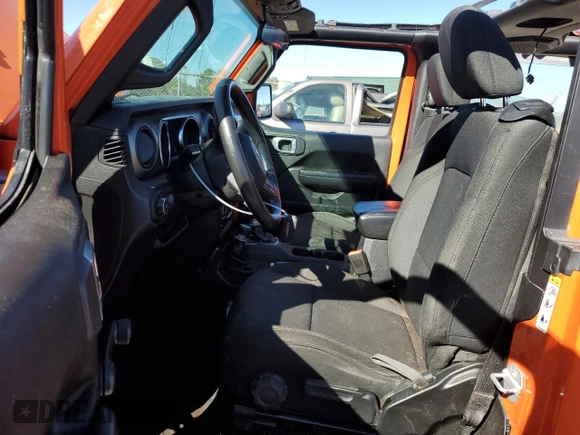 2018 Jeep Wrangler Sport with VIN 1C4GJXAG9JW282802, listed as a Copart auction lot 75557104 with 86,708 mi miles and Salvage Title. Bid and sale history available at carsss.com. Image 7.
