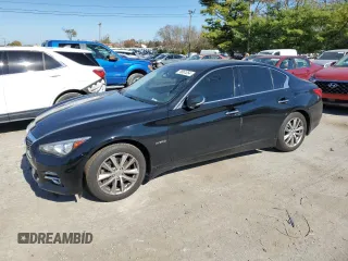 2014 Infiniti Q50 Hybrid Sport with VIN JN1AV7AR0EM701202, listed as a Copart auction lot 76961254 with 178,423 mi miles and Salvage Title. Bid and sale history available at carsss.com. Image 1.