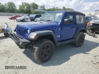 2018 Jeep Wrangler Sport with VIN 1C4GJXAG6JW271501, listed as a Copart auction lot 56104535 with 88,722 mi miles and Salvage title. Bid and sale history available at DreamBid. Image 1.