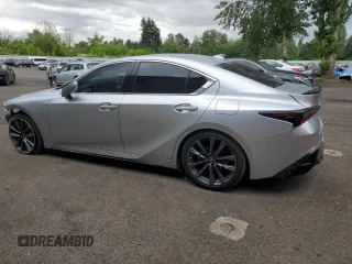 2024 Lexus IS 350 F Sport z VIN JTHGZ1B2XR5073688, wystawiony jako Copart lot #56994845 z przebiegiem 9 593 mil mil oraz Szkoda całkowita • Salvage title. Historia ofert i sprzedaży dostępna na DreamBid. Obrazek 2.