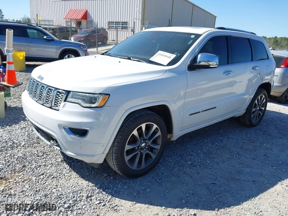 2017 Jeep Grand Cherokee Overland with VIN 1C4RJECG2HC762007, listed as a IAAI auction lot 41845048 with 80,285 mi miles. Bid and sale history available at carsss.com. Image 17.