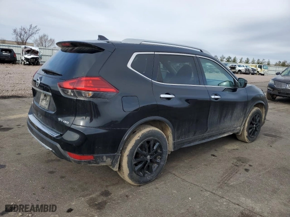 2017 Nissan Rogue SL with VIN 5N1AT2MV4HC739178, listed as a Copart auction lot 51802155 with 84,551 mi miles and Salvage Title. Bid and sale history available at carsss.com. Image 3.