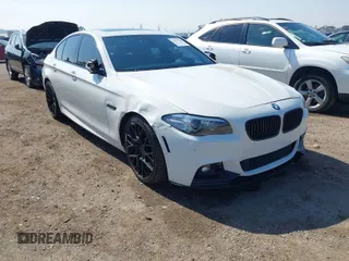 2016 BMW 5 Series 535i with VIN WBA5B1C54GG134991, listed as a IAAI auction lot 41573388 with 91,161 mi miles and . Bid and sale history available at carsss.com. Image 1.