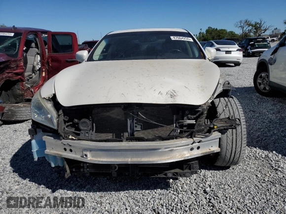 2014 Infiniti M37 with VIN JN1BY1AP3EM260267, listed as a Copart auction lot 47664255 with 61,689 mi miles and Salvage Title. Bid and sale history available at carsss.com. Image 5.