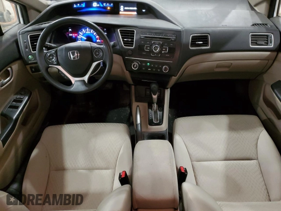 2014 Honda Civic Sedan LX with VIN 19XFB2F56EE010582, listed as a Copart auction lot 51628675 with 134,777 mi miles and Salvage Title. Bid and sale history available at carsss.com. Image 8.