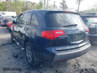 2009 Acura MDX Sport/Pwr Tail Gate with VIN 2HNYD28769H504947, listed as a IAAI auction lot 41953558 with 265,294 mi miles. Bid and sale history available at carsss.com. Image 3.