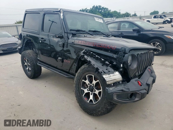 2020 Jeep Wrangler Rubicon with VIN 1C4HJXCG3LW212460, listed as a Copart auction lot 57546715 with 33,085 mi miles and Salvage title. Bid and sale history available at DreamBid. Image 4.