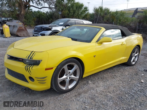 2015 Chevrolet Camaro LT with VIN 2G1FF3D35F9298048, listed as a IAAI auction lot 41649182 with 90,097 mi miles. Bid and sale history available at carsss.com. Image 20.