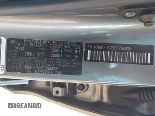 2015 Kia Forte 5-Door SX with VIN KNAFZ5A35F5266838, listed as a IAAI auction lot 42115081 with 80,983 mi miles. Bid and sale history available at carsss.com. Image 9.