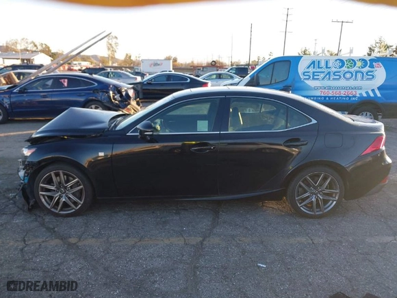 2015 Lexus IS 350 with VIN JTHBE1D25F5020217, listed as a IAAI auction lot 41337511 with 124,849 mi miles. Bid and sale history available at carsss.com. Image 15.