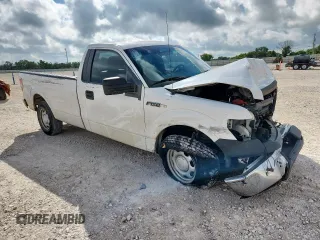 2013 Ford F-150 XL with VIN 1FTMF1CM9DKF31731, listed as a Copart auction lot 61798665 with 114,007 mi miles and Salvage title. Bid and sale history available at DreamBid. Image 4.