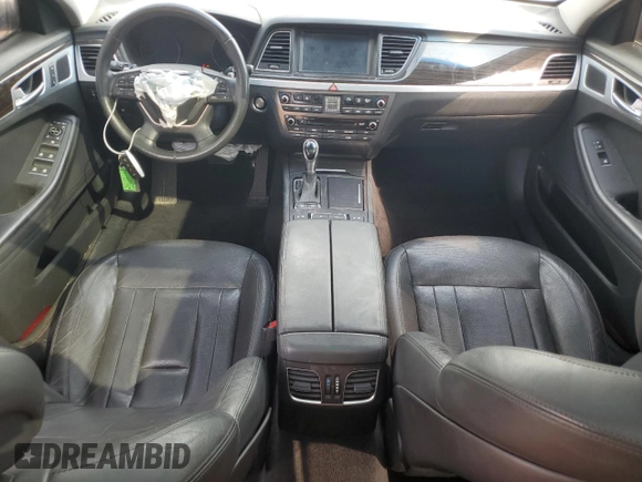 2017 Genesis G80 3.8L z VIN KMHGN4JE5HU192694, wystawiony jako Copart lot #48875045 z przebiegiem 141 416 mil mil oraz Szkody całkowita. Historia ofert i sprzedaży dostępna na DreamBid. Obrazek 8.