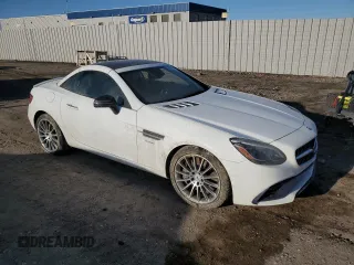 2017 Mercedes-Benz SLC 43 AMG with VIN WDDPK6GA7HF130995, listed as a Copart auction lot 48317285 with 65,707 mi miles and Salvage Title. Bid and sale history available at DreamBid. Image 4.