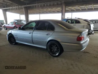 2001 BMW 5 Series 525iA with VIN WBADT43451GF55680, listed as a Copart auction lot 48023455 with 164,187 mi miles and Salvage Title. Bid and sale history available at carsss.com. Image 2.