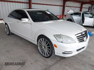 2011 Mercedes-Benz S-Class S 550 with VIN WDDNG7BBXBA366494, listed as a IAAI auction lot 41651356 with 168,618 mi miles. Bid and sale history available at carsss.com. Image 1.