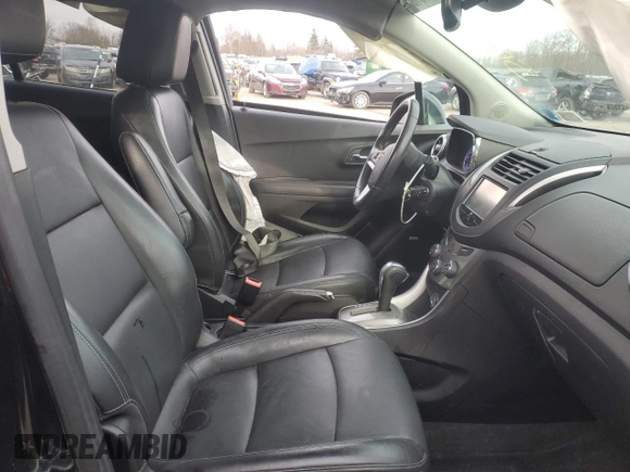 2016 Chevrolet Trax LTZ with VIN KL7CJRSB2GB562166, listed as a Copart auction lot 50413105 with 57,058 mi miles and Salvage Title. Bid and sale history available at carsss.com. Image 7.