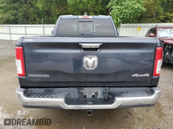 2020 Ram 1500 Big Horn with VIN 1C6RRFBG2LN315181, listed as a Copart auction lot 70303954 with 65,635 mi miles and Salvage Title. Bid and sale history available at carsss.com. Image 6.