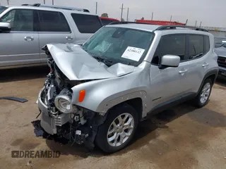 2018 Jeep Renegade Latitude with VIN ZACCJABB2JPJ56502, listed as a IAAI auction lot 42380142 with 39,740 mi miles and . Bid and sale history available at DreamBid. Image 18.