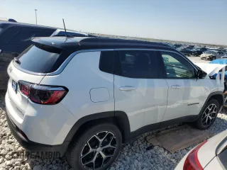 2024 Jeep Compass Limited with VIN 3C4NJDCN7RT101442, listed as a Copart auction lot 46834835 with 7,106 mi miles and Salvage Title. Bid and sale history available at carsss.com. Image 3.