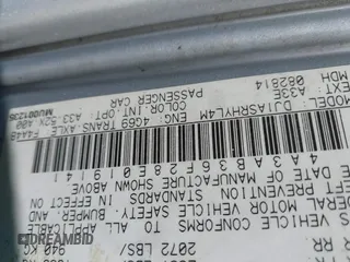 2008 Mitsubishi Galant ES with VIN 4A3AB36F28E019141, listed as a IAAI auction lot 41827566 with 156,269 mi miles. Bid and sale history available at carsss.com. Image 9.