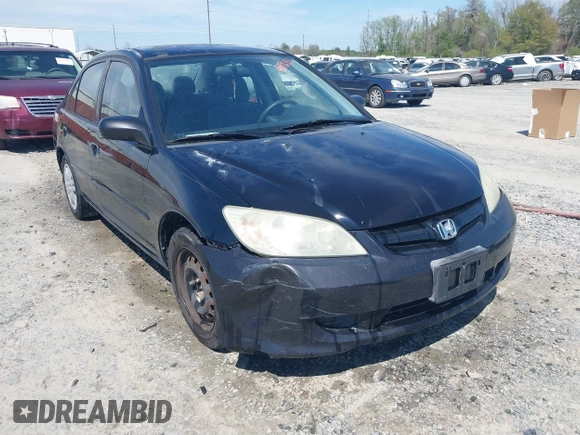 2004 Honda Civic LX with VIN 2HGES16554H505432, listed as a IAAI auction lot 41896813 with 152,685 mi miles. Bid and sale history available at carsss.com. Image 6.