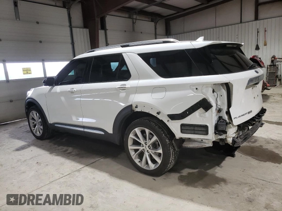 2022 Ford Explorer Platinum with VIN 1FM5K8HW1NNA08296, listed as a Copart auction lot 84750084 with 42,879 mi miles and Salvage Title. Bid and sale history available at carsss.com. Image 2.