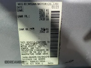 2023 Nissan Altima S with VIN 1N4BL4BV6PN369609, listed as a Copart auction lot 52071015 with 76,179 mi miles and Salvage Title. Bid and sale history available at DreamBid. Image 12.