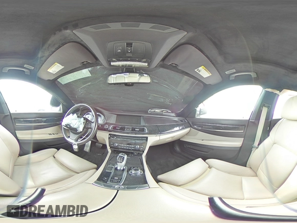 2011 BMW 7 Series 740Li with VIN WBAKB4C53BC574284, listed as a Copart auction lot 86628084 with 77,760 mi miles and Salvage title. Bid and sale history available at DreamBid. Image 12.