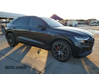 2019 Audi Q8 Premium Plus with VIN WA1EVAF14KD022411, listed as a Copart auction lot 82133294 with 42,839 mi miles and Salvage Title. Bid and sale history available at carsss.com. Image 4.