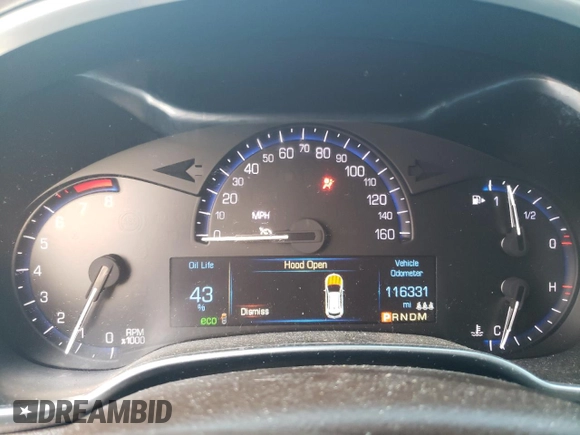 2016 Cadillac SRX Premium Collection with VIN 3GYFNDE38GS519820, listed as a Copart auction lot 73225644 with 116,331 mi miles and Non repairable. Bid and sale history available at DreamBid. Image 9.