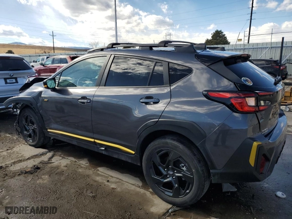 2024 Subaru Crosstrek Sport with VIN 4S4GUHF66R3742603, listed as a Copart auction lot 43017095 with 11,302 mi miles and Salvage Title. Bid and sale history available at carsss.com. Image 2.