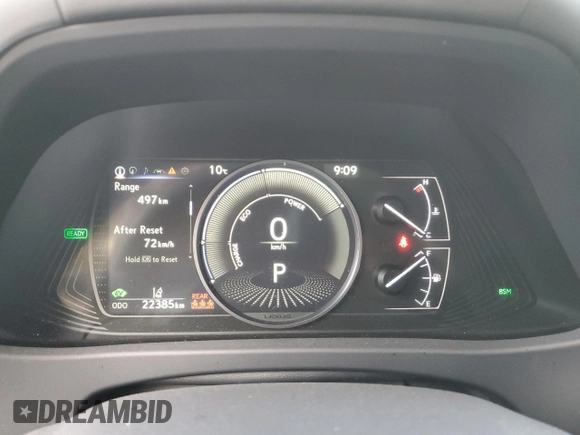 2024 Lexus UX 250h Premium with VIN JTHP9JBHXR2077083, listed as a Copart auction lot 76112004 with 22,385 mi miles and Salvage title. Bid and sale history available at DreamBid. Image 9.