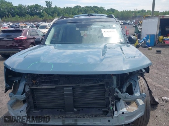 2021 Ford Bronco Sport Outer Banks with VIN 3FMCR9C68MRB15681, listed as a IAAI auction lot 42639690 with 17,061 mi miles and . Bid and sale history available at DreamBid. Image 6.