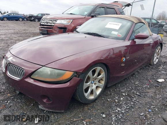 2004 BMW Z4 2.5i with VIN 4USBT33544LS50607, listed as a IAAI auction lot 42055929 with 156,585 mi miles and . Bid and sale history available at DreamBid. Image 2.