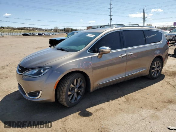 2017 Chrysler Pacifica Limited with VIN 2C4RC1GG2HR727536, listed as a Copart auction lot 51198855 with 108,494 mi miles and Salvage Title. Bid and sale history available at DreamBid. Image 1.
